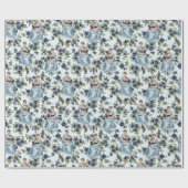 Jane Austen Floral Print Cadeaupapier (Vlak)