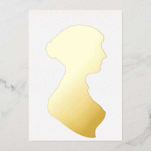 Jane Austen Folie Uitnodiging (Voorkant)