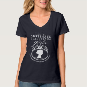 Jane Austen Genootschap van Koppige Eigenwijze Mei T-shirt