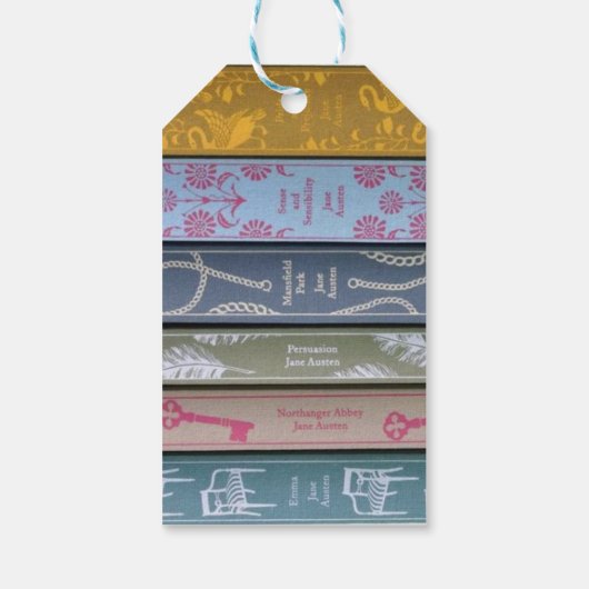 Jane Austen Gift Labels Cadeaulabel (Achterkant)