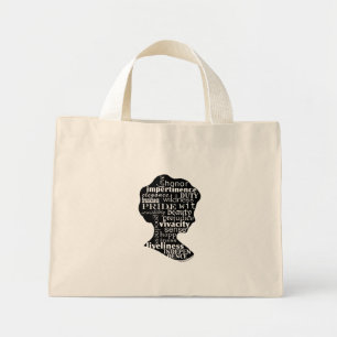 Jane Austen Girl Canvas tas