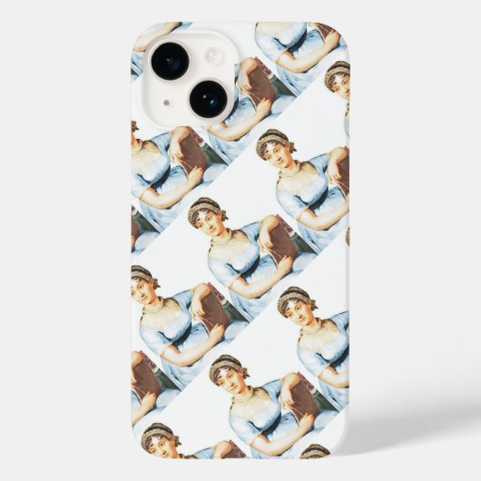Jane Austen Hoesje-Mate iPhone Case (Achterkant)