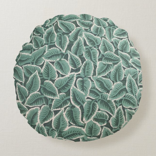 Jane Austen Home Rond Kussen (Voorkant)