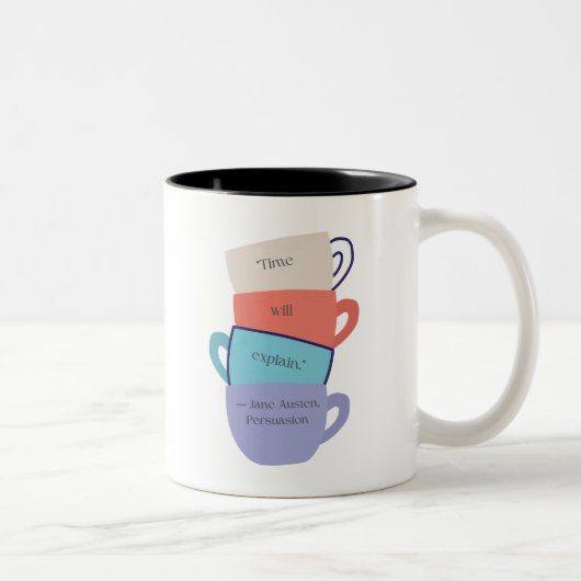 Jane Austen Inspiré Mug (Droit)