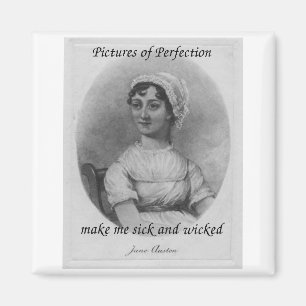 Jane Austen is ziek en slecht Magneet