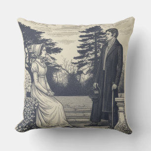 Jane Austen koppels Kussen