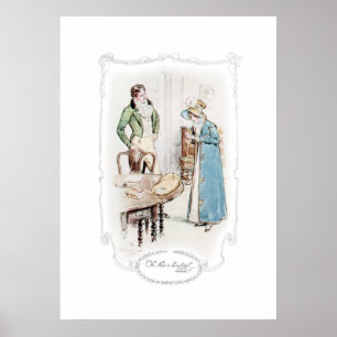 Jane Austen Mansfield Park Illustratie Print