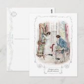 Jane Austen Mansfield Park Illustration Carte post (Devant / Derrière)