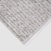 Jane Austen Manuscript 1817 Handgeschreven Tissuepapier (Detail)