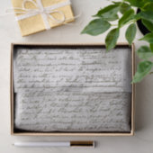 Jane Austen Manuscript 1817 Handgeschreven Tissuepapier (Geschenk)