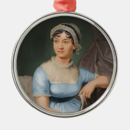 Jane Austen Metalen Ornament