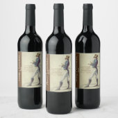 Jane Austen Mr Darcy Étiquette de vin personnalisé (Bouteilles)