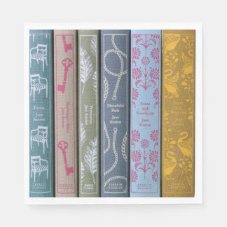 Jane Austen Novels Napkins Servet