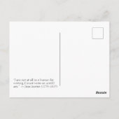 Jane Austen "On Writing" Citation Carte Postale (Dos)