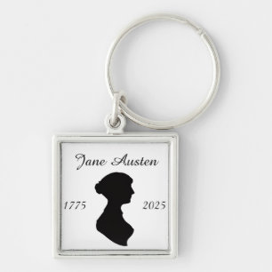 Jane Austen op 250 Sleutelhanger