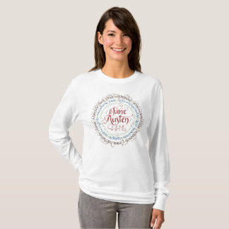Jane Austen Period Drama Long Sleeve T-shirt White