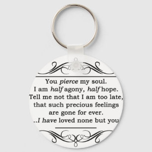 Jane Austen Persuasion Quote Sleutelhanger