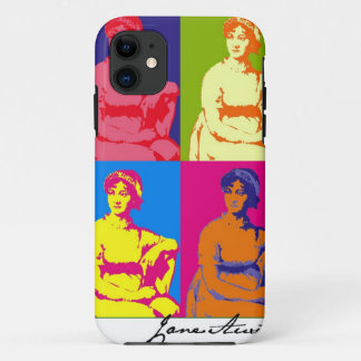 Jane Austen Pop Art iPhone 11 Hoesje