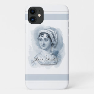 Jane Austen Portrait en Signature iPhone 11 Hoesje