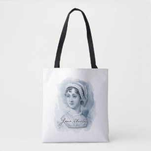 Jane Austen Portrait en Signature Draagtas