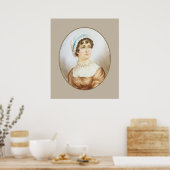 Jane Austen Portrait Imprimer Poster (Cuisine)