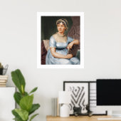 Jane Austen Portrait Print Poster (Thuiskantoor)