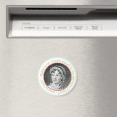 Jane Austen Portret met Quote Magnet Magneet (Insitu (Vaatwasser))