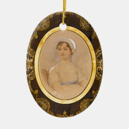Jane Austen portret ornament (Voorkant)