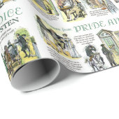 Jane Austen Pride & Prejudice Cadeaupapier (Rol Hoek)