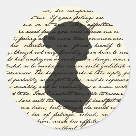 Jane Austen Pride & Prejudice Stickers (Voorkant)