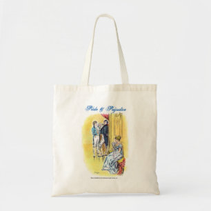 Jane Austen Pride & Prejudice - Ze is te tolereren Tote Bag