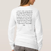 Jane Austen Pride T-Shirt (Achterkant)