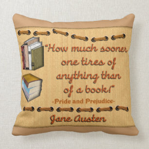 Jane Austen quote - kussen