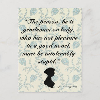 Jane Austen Quote over Boeken Briefkaart