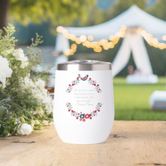 Jane Austen Quote, Pride and Prejudice Floral  (Bruiloft (Gedraaid)  )