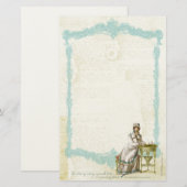 Jane Austen Quote Stationery III Briefpapier (Voorkant / Achterkant)