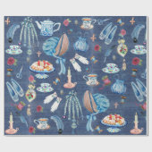 Jane Austen Regency naawing Cadeaupapier (Vlak)