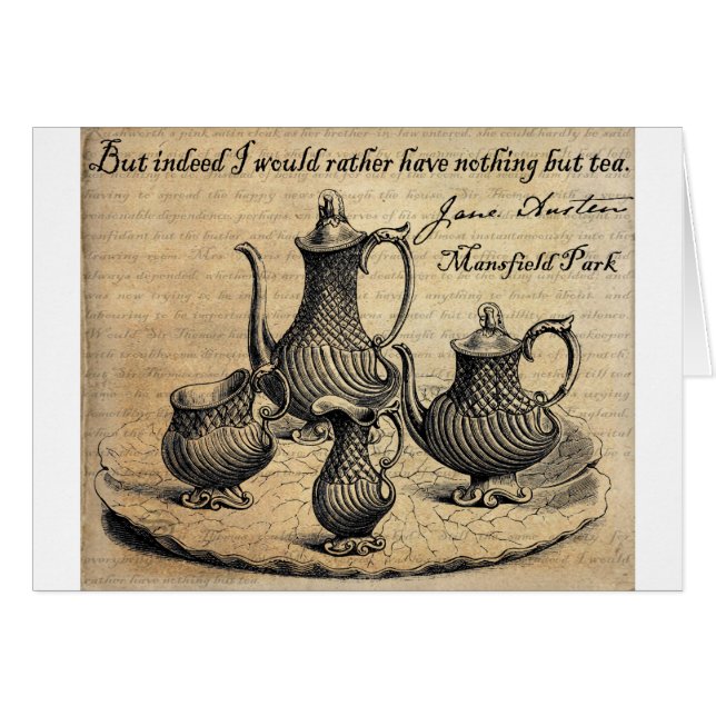 Jane Austen : Rien mais thé (Devant horizontal)