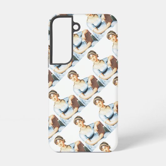 Jane Austen Samsung Galaxy Hoesje (Achterkant)