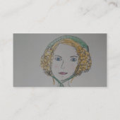 Jane Austen schrijft Visitekaartje (Achterkant)