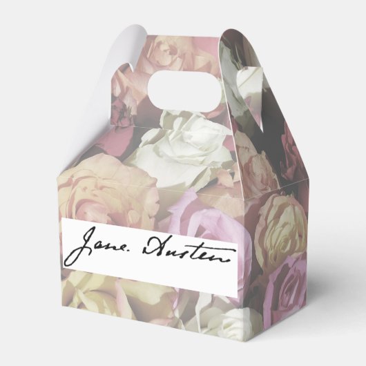 Jane Austen Signature Bedankdoosjes (Voorkant Zijde)