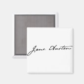 Jane Austen Signature Magneet (Voorkant / Achterkant)