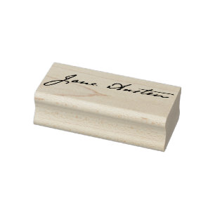 Jane Austen Signature Rubberstempel