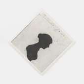 Jane Austen Silhouette Napkins Servet (Hoek)