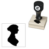 Jane Austen Silhouette Rubberstempel (Gestempeld)