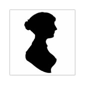 Jane Austen Silhouette Rubberstempel (Afrduk)