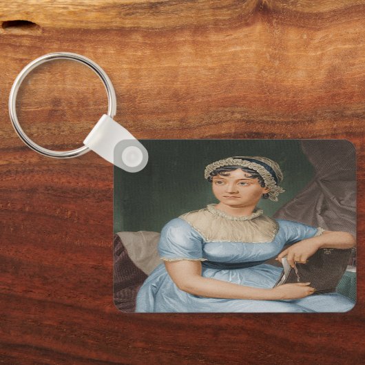 Jane Austen  Sleutelhanger (Achterkant)