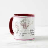 Jane Austen tasse universellement reconnue de (Devant gauche)