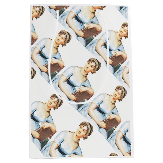 Jane Austen Theme Party Gift Bag Medium Cadeauzakje (Voorkant)