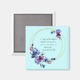 Jane Austen Tijd Citaat, Sense and Sensibility  Magneet